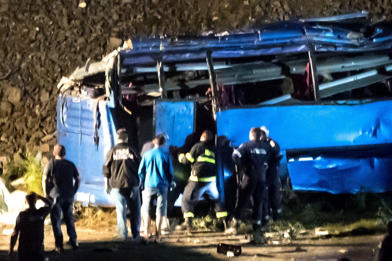 Автобус катастрофа