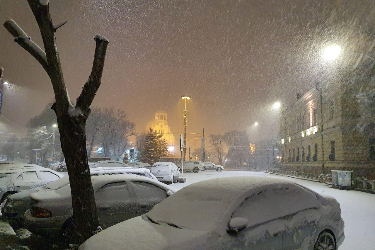 София, Сняг