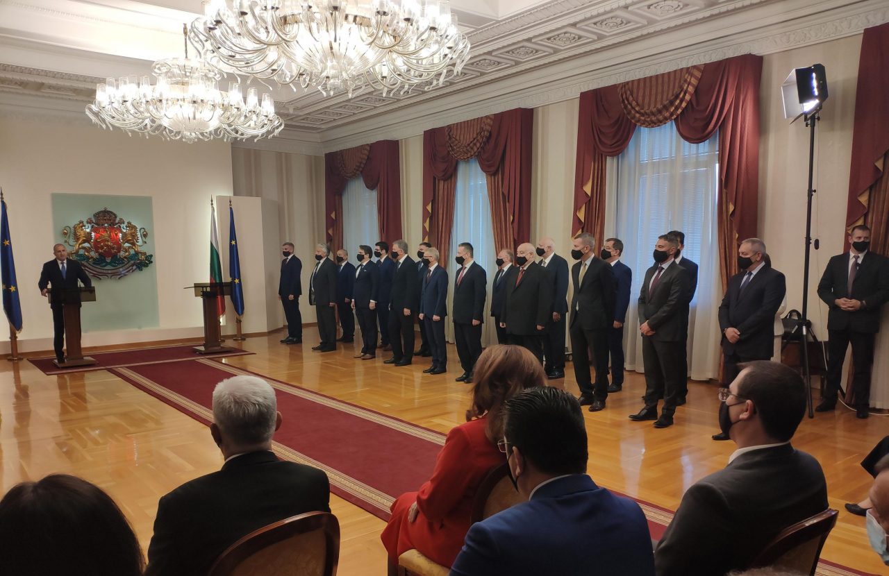Представяне на новото служебно правителство на Стефан Янев 2
