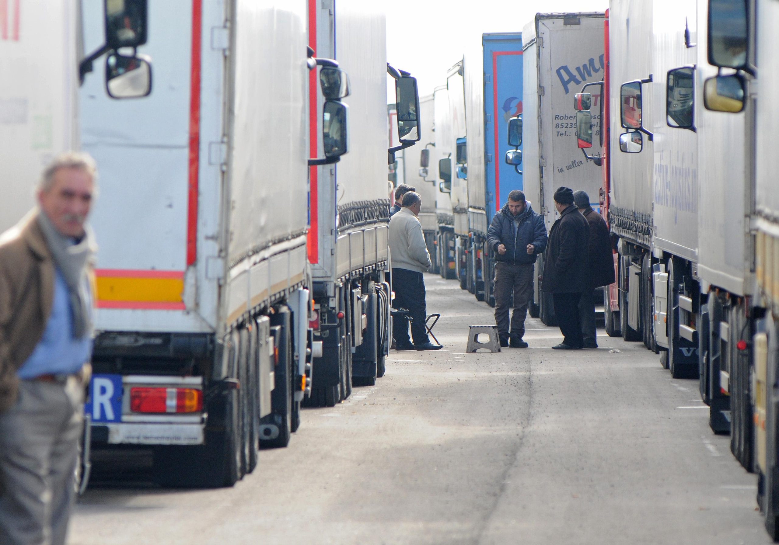 На границата с Румъния е интензивен трафикът на ГКПП 8222 Видин 8220