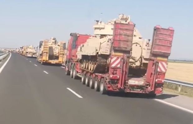 Танкове са били забелязани по магистрала „Тракия“ по-рано днес, съобщава