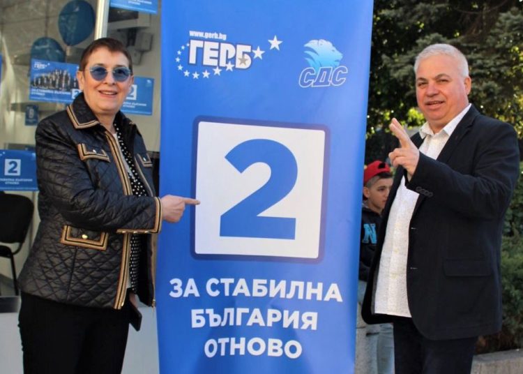 Йордан Кръстанов и Тони Симидчиева от Съюза на демократичните сили