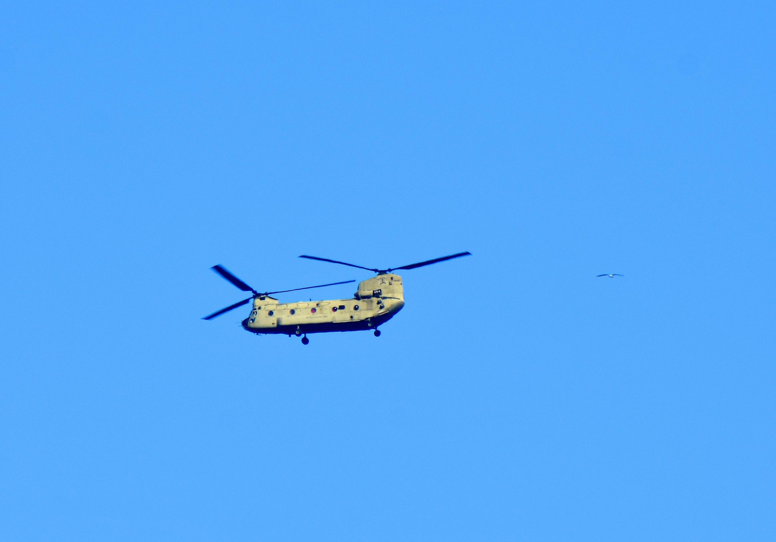 Хеликоптери преминаха в небето над Варна вчера около 17 ч.