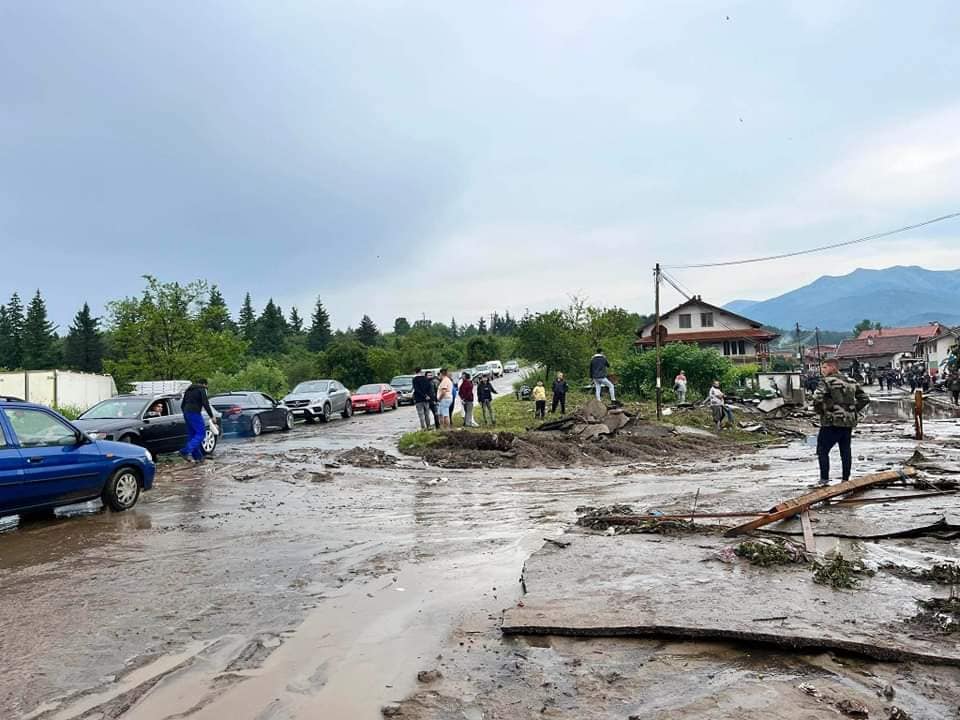 Частично бедствено положение в Берковица след обилните валежи Местната река