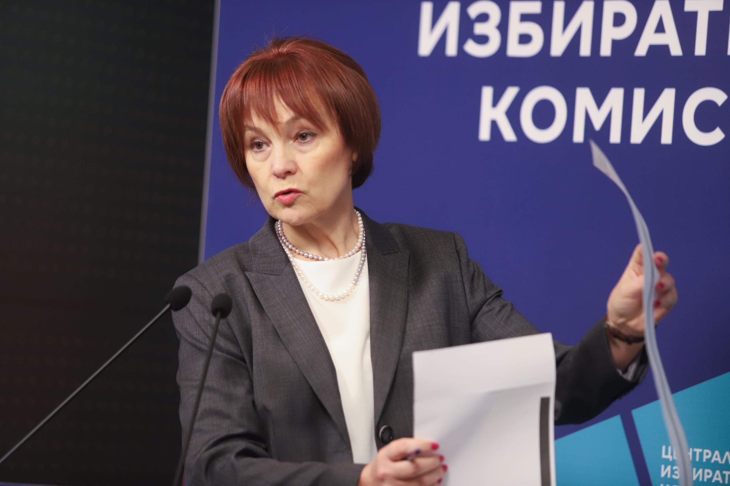 Росица Матева, говорител на Централната избирателна комисия призова членовете на