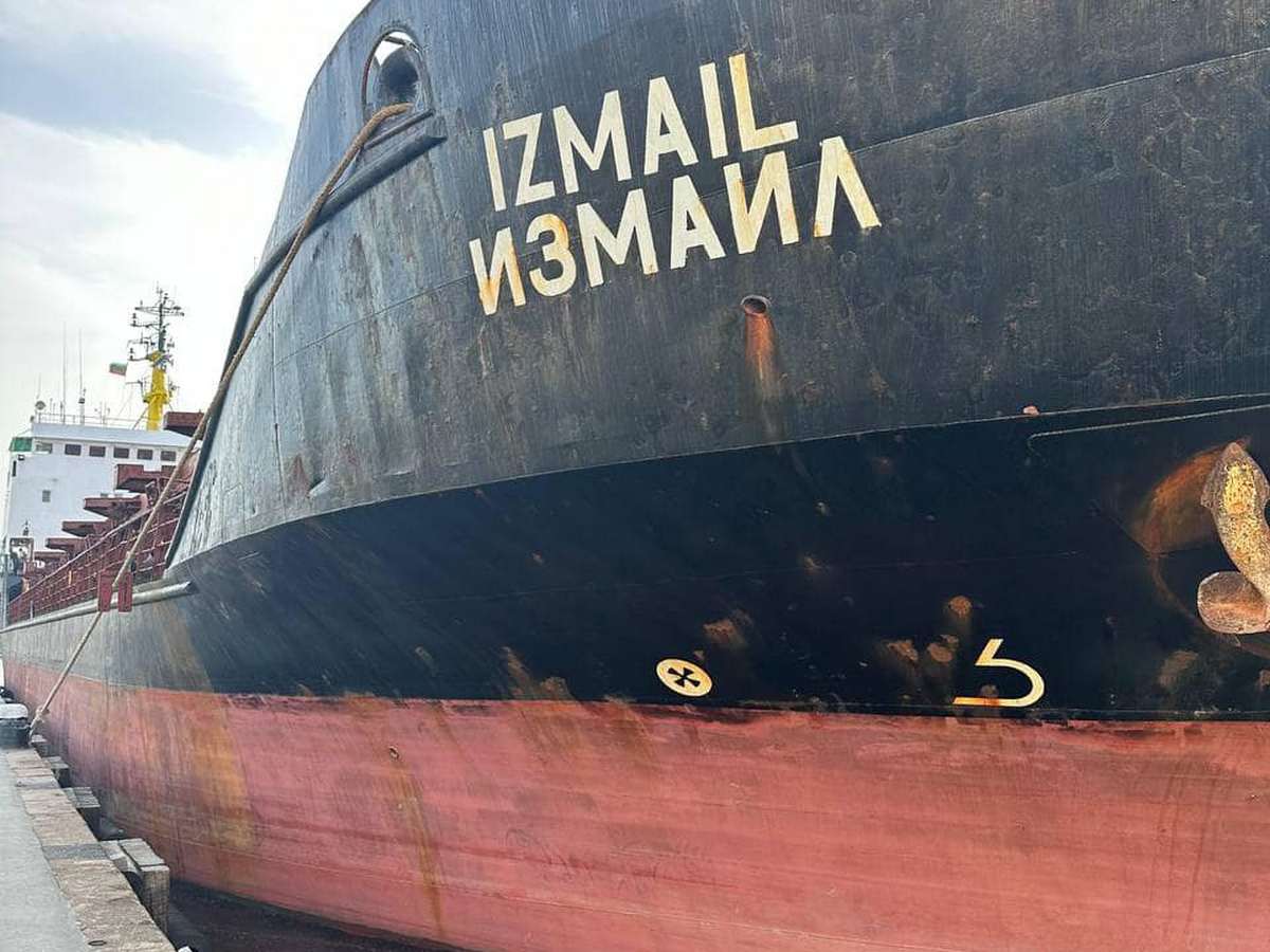 Капитанът на украинския кораб беглец Измаил“, който стои арестуван в