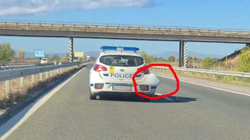 Нашата полиция ни дава пример как да не караме Така