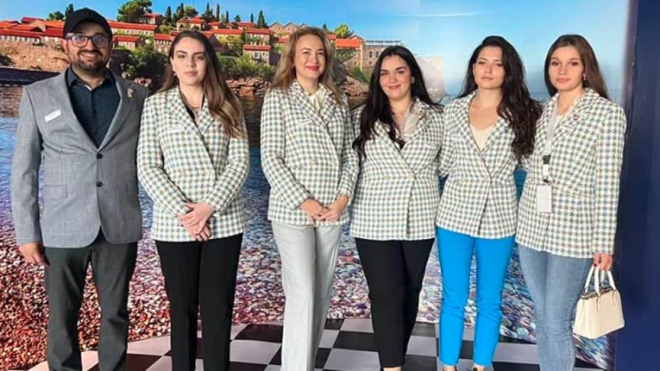 Българският национален отбор по шахмат за жени спечели златните медали
