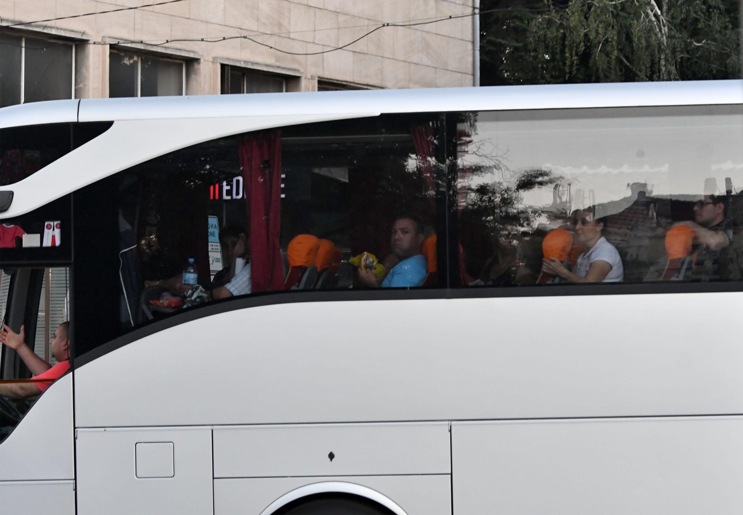 Организирана екскурзия която пътува за Австрия Виена Автобусът е пълен