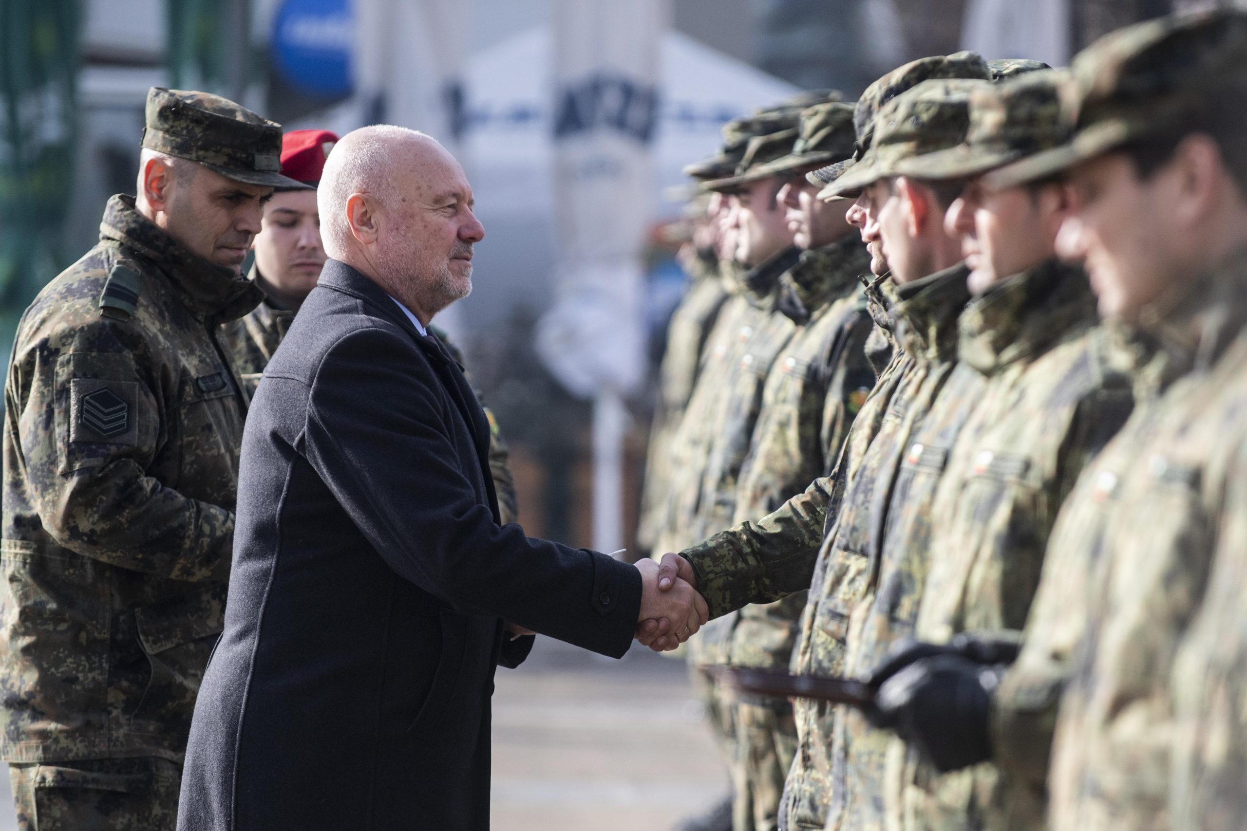На официална церемония днес в Благоевград беше посрещнат контингента участвал
