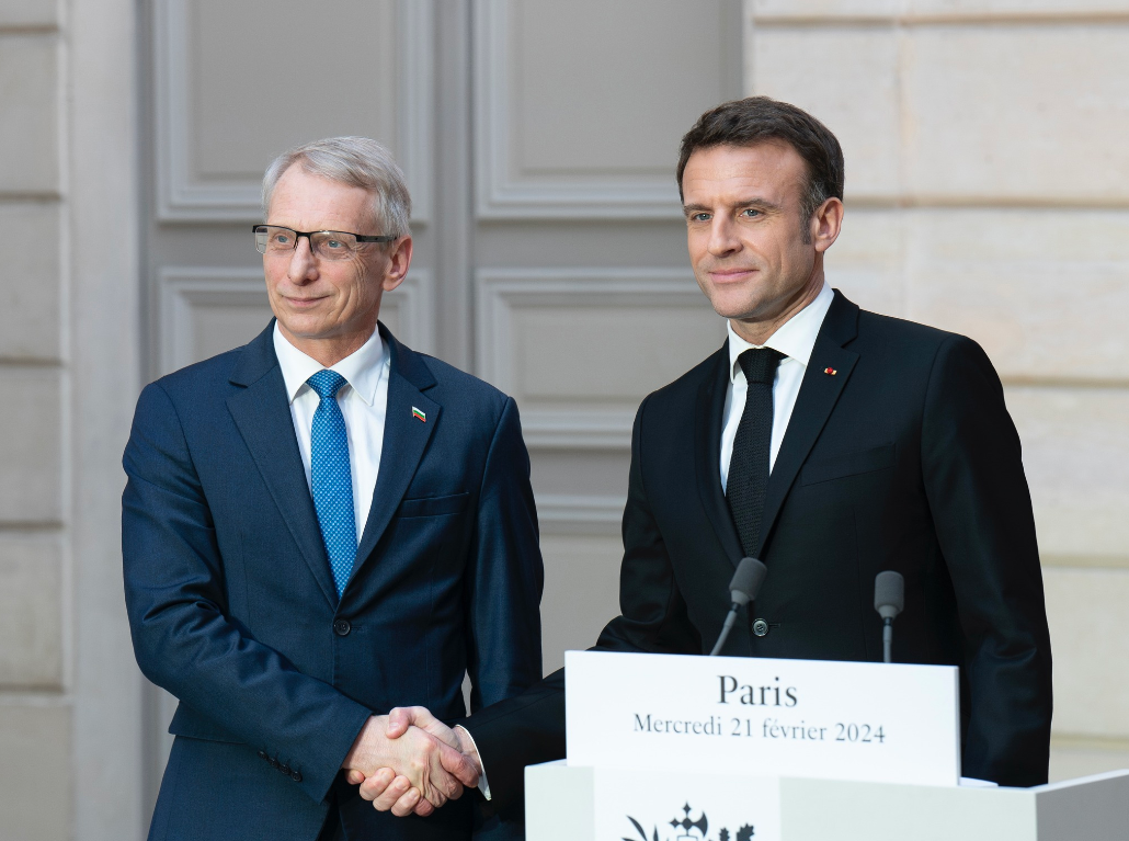 Президентът на Франция Еманюел Макрон благодари за визитата на премиера
