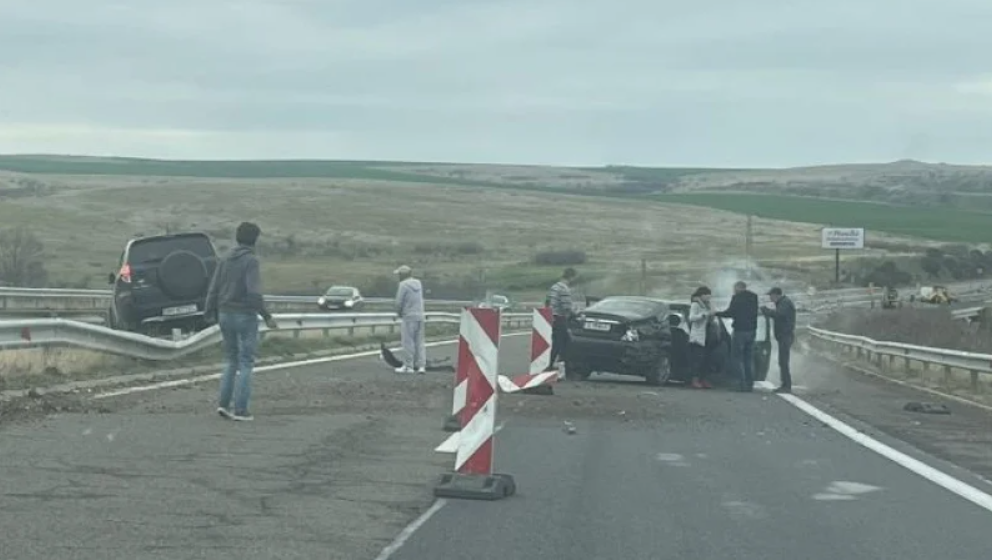 Изключително тежък инцидент се е разиграл на магистрала Тракия съобщава